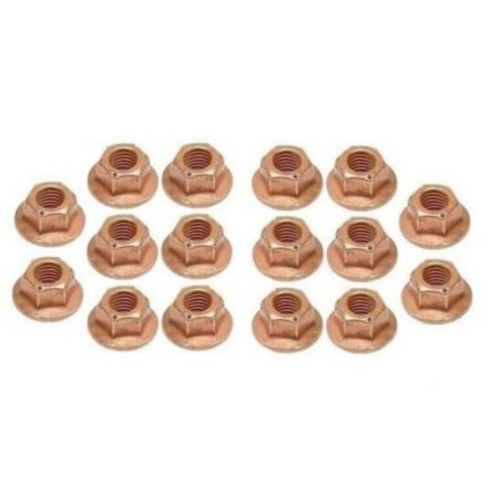 Écrou de collecteur d'échappement hexagonal M7 - Ensemble de 16 - Pièce d'origine BMW 11721437202