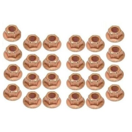 Écrou de collecteur d'échappement hexagonal M7 - Ensemble de 24 - Pièce d'origine BMW 11721437202