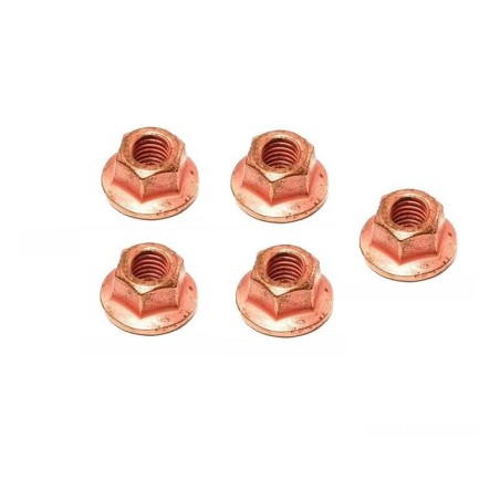 Écrou de collecteur d'échappement hexagonal M7 Ensemble de 5 - Pièce d'origine BMW 11721437202