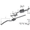 Finition du tuyau d'échappement en aluminium - Pièce d'origine BMW 18307803692 Finition du tuyau d'échappement en aluminium - Pièce d'origine BMW 18307803692