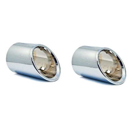 Embouts de tuyau d'échappement chromés - Ensemble de deux - Pièce d'origine BMW 2x18307582246 Embouts de tuyau d'échappement chromés - Ensemble de deux - Pièce d'origine BMW 2x18307582246