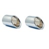 Embouts de tuyau d'échappement chromés - Ensemble de deux - Pièce d'origine BMW 2x18307582246 Embouts de tuyau d'échappement chromés - Ensemble de deux - Pièce d'origine BMW 2x18307582246