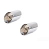 Embouts de tuyau d'échappement chromés - Ensemble de deux - Pièce d'origine BMW 2x18307599189 Embouts de tuyau d'échappement chromés - Ensemble de deux - Pièce d'origine BMW 2x18307599189