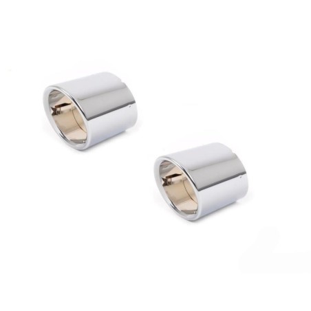 Embouts de tuyau d'échappement chromés - Ensemble de deux - Pièce d'origine BMW 2x18307599189 Embouts de tuyau d'échappement chromés - Ensemble de deux - Pièce d'origine BMW 2x18307599189