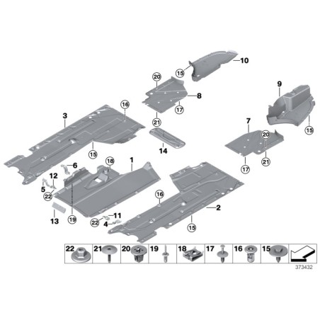 Extension de couverture de plancher latéral droit - Pièce d'origine 51758066044 Extension de couverture de plancher latéral droit - Pièce d'origine 51758066044