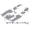 Extension de couverture de plancher latéral droit - Pièce d'origine 51758066044 Extension de couverture de plancher latéral droit - Pièce d'origine 51758066044