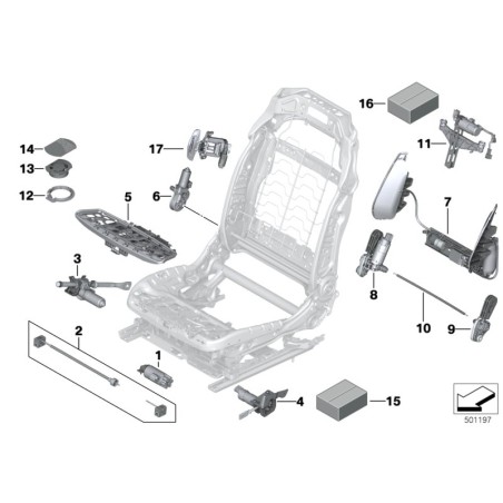 Ventilateur - Pièce d'origine BMW 52107056235