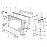 Couvercle de ventilateur - Pièce d'origine BMW 17111723031 Couvercle de ventilateur - Pièce d'origine BMW 17111723031