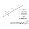 Moulure de ceinture d'aile gauche - Pièce d'origine BMW 51132233685 Moulure de ceinture d'aile gauche - Pièce d'origine BMW 51132233685