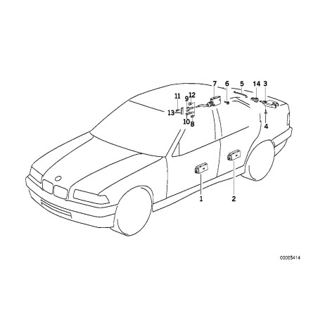 Actionneur de clapet de remplissage - Pièce d'origine BMW 67116987627