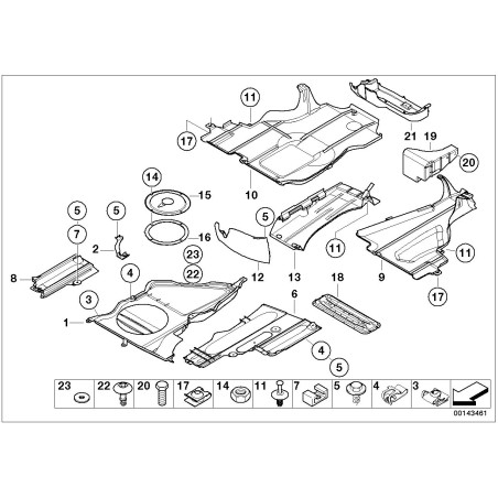 Couvercle de filtre - Pièce d'origine BMW 51718233265