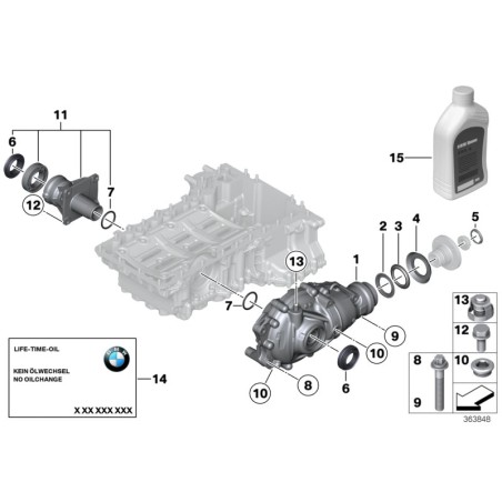 Entraînement final - Pièce d'origine BMW 31507590899
