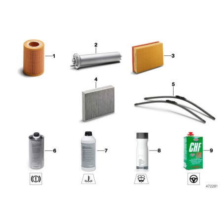Filtre à particules fines - Pièce d'origine BMW 64119382885