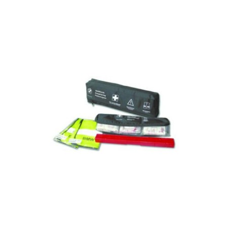 Sac de trousse de premiers secours d'urgence avec gilets de sécurité - Pièce d'origine BMW 82262210667