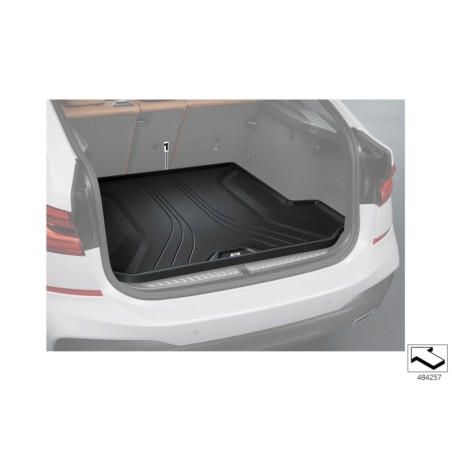 Tapis de compartiment à bagages ajusté - Pièce d'origine BMW 51472432165 Tapis de compartiment à bagages ajusté - Pièce d'origine BMW 51472432165