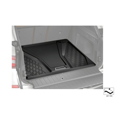 Tapis de compartiment à bagages ajusté - Pièce d'origine BMW 51472458568 Tapis de compartiment à bagages ajusté - Pièce d'origine BMW 51472458568