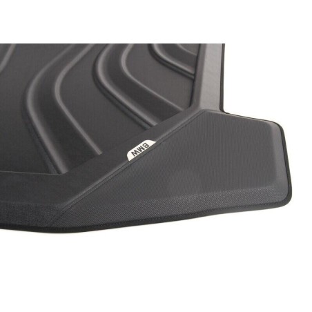 Tapis de compartiment à bagages de coffre ajusté noir - Pièce d'origine BMW 51472295245