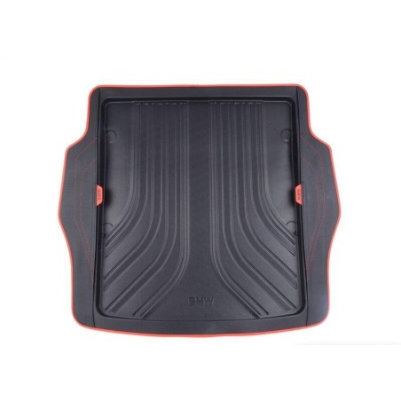 Tapis de compartiment à bagages de coffre ajusté noir - Pièce d'origine BMW 51472350079