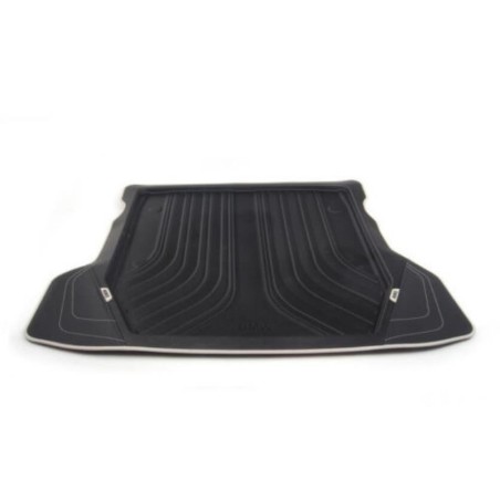 Tapis de compartiment à bagages de coffre ajusté noir - Pièce d'origine BMW 51472357150