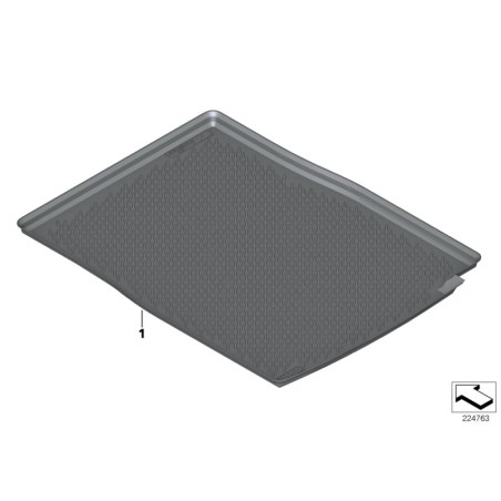 Tapis de coffre de rangement ajusté - Pièce d'origine BMW 51470442383