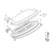 Volet - Pièce d'origine BMW 54377174547 Volet - Pièce d'origine BMW 54377174547