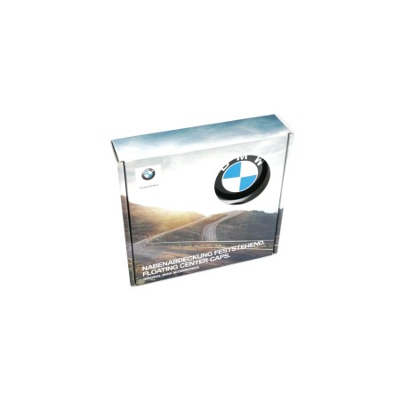 Ensemble de couvercles de moyeu de roue flottante de 65 mm - Pièce d'origine BMW 36122455269