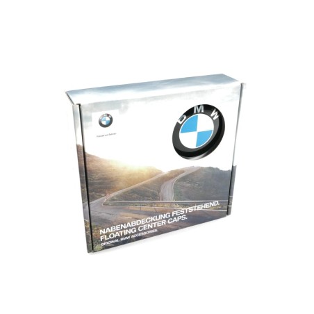 Ensemble de couvercles de moyeu de roue flottante de 65 mm - Pièce d'origine BMW 36122455269