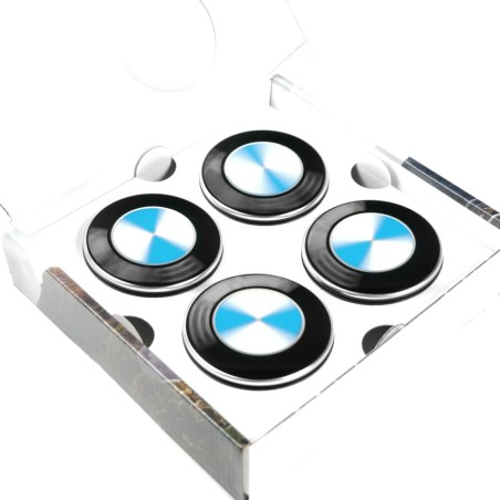 Ensemble de couvercles de moyeu de roue flottante de 65 mm - Pièce d'origine BMW 36122455269