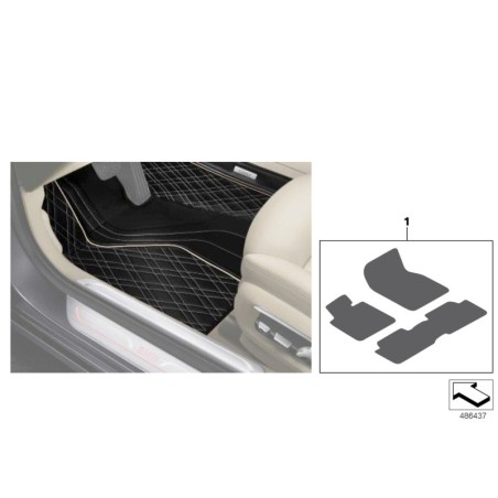 Tapis de sol - Pièce d'origine BMW 51472451765