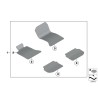 Tapis de sol Anthrazit - Pièce d'origine BMW 51477220450 Tapis de sol Anthrazit - Pièce d'origine BMW 51477220450