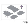 Tapis de sol noir - Pièce d'origine BMW 51477427853 Tapis de sol noir - Pièce d'origine BMW 51477427853