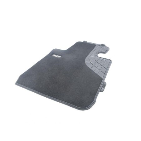 Tapis de sol en textile pour conduite à gauche (LHD) - Pièce d'origine BMW 51472339465.