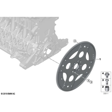 Volant moteur automatique - Pièce d'origine BMW 11227788746