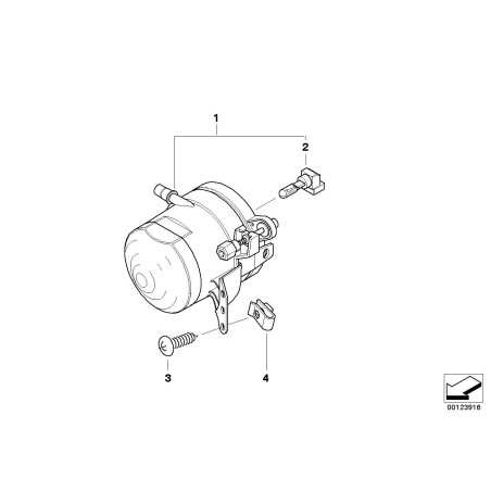 Assemblage de lampe antibrouillard droite - Pièce d'origine BMW 63176920704 Assemblage de lampe antibrouillard droite - Pièce d'origine BMW 63176920704