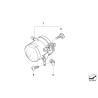 Assemblage de lampe antibrouillard droite - Pièce d'origine BMW 63176920704 Assemblage de lampe antibrouillard droite - Pièce d'origine BMW 63176920704