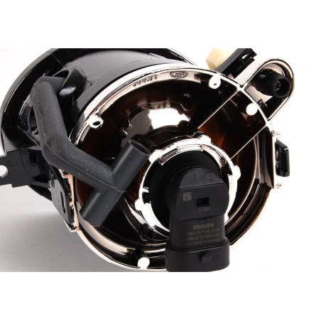 Ensemble de lampe antibrouillard avec lentille cannelée droite - Pièce d'origine BMW 63172228614
