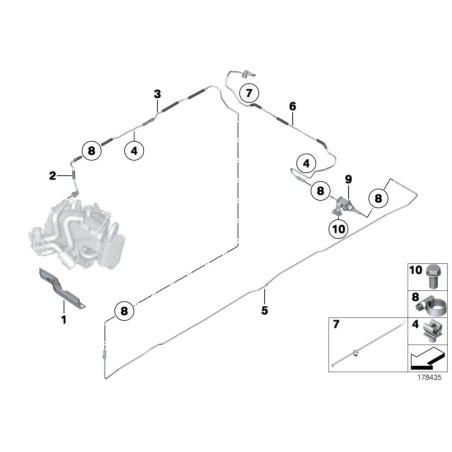 Actionneur de ventilation d'air frais - Pièce d'origine BMW 64129181458