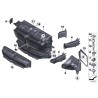 Ensemble de conduits d'air avant gauche et droit - Pièce d'origine BMW 51748050562/51748050561 Ensemble de conduits d'air avant gauche et droit - Pièce d'origine BMW 51748050562/51748050561
