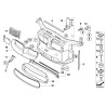 Panneau d'impact du conduit de guidage d'air avant - Pièce d'origine BMW 51718040935 Panneau d'impact du conduit de guidage d'air avant - Pièce d'origine BMW 51718040935