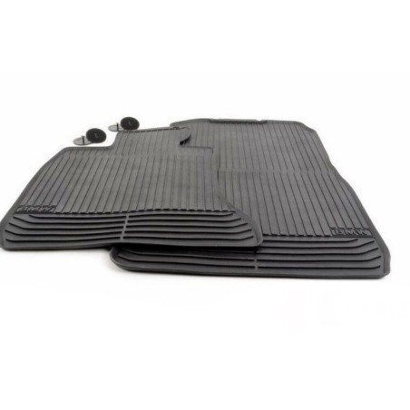 Tapis de sol en caoutchouc noir toutes saisons avant - Pièce d'origine BMW 51472409275