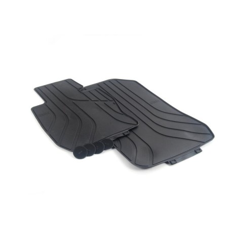 Tapis de sol avant toutes saisons noirs - Pièce d'origine BMW 51470427557