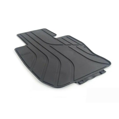 Tapis en caoutchouc noir pour le sol avant et arrière - Paire - Pièce d'origine BMW 51472336599/51472311000
