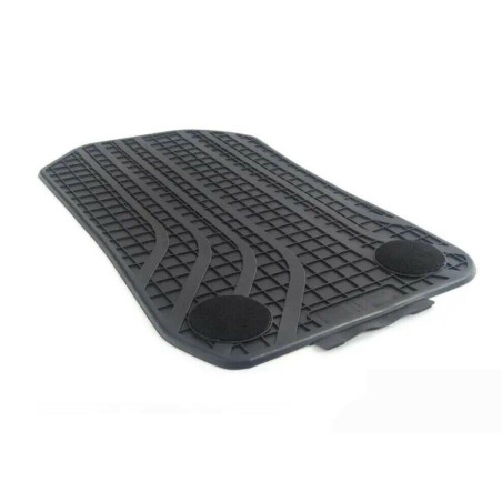 Tapis en caoutchouc noir pour le sol avant et arrière - Paire - Pièce d'origine BMW 51472336599/51472311000