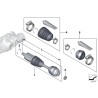 Kit de réparation de couverture de soufflet intérieur de joint CV d'essieu avant - Pièce d'origine BMW 31607529204 Kit de réparation de couverture de soufflet intérieur de joint CV d'essieu avant - Pièce d'origine BMW 31607529204