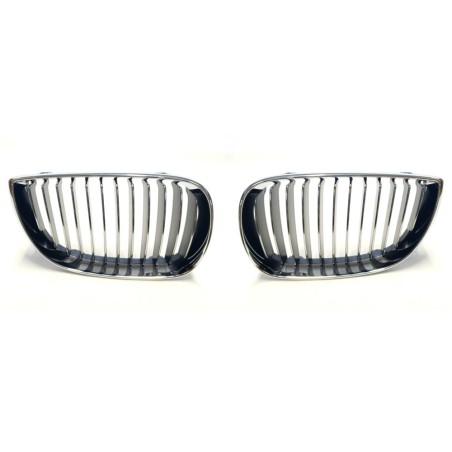 Ensemble de calandre chromée pour capot avant - Pièce d'origine BMW 51137128613/51137128614 Ensemble de calandre chromée pour capot avant - Pièce d'origine BMW 51137128613/51137128614