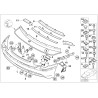 Garniture de calandre centrale ouverte pour pare-chocs avant - Pièce d'origine BMW 51118223235 Garniture de calandre centrale ouverte pour pare-chocs avant - Pièce d'origine BMW 51118223235