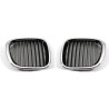 Pare-chocs avant Grille de calandre chromée Paire gauche droite - Pièce d'origine BMW 51138412950/51138412949 Pare-chocs avant Grille de calandre chromée Paire gauche droite - Pièce d'origine BMW 51138412950/51138412949