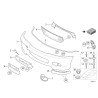 Coque de pare-chocs avant - Pièce d'origine BMW 51117893060 Coque de pare-chocs avant - Pièce d'origine BMW 51117893060