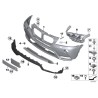 Enveloppe de pare-chocs avant apprêtée Sra - Pièce d'origine BMW 51117261188 Enveloppe de pare-chocs avant apprêtée Sra - Pièce d'origine BMW 51117261188