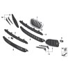 Grille de couverture de phare antibrouillard avant droit - Pièce d'origine BMW 51118056942 Grille de couverture de phare antibrouillard avant droit - Pièce d'origine BMW 51118056942